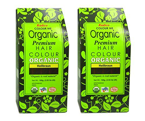 Radico - Pack de 2 colorantes orgánicos para el cabello (orgánicos