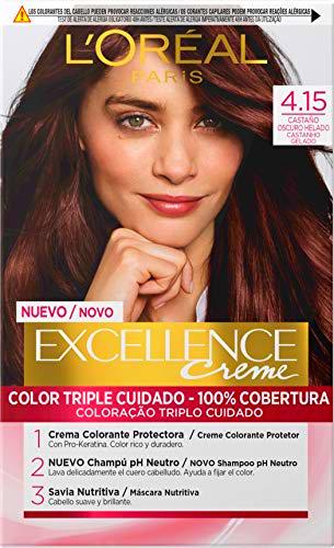 L'Oréal Paris Excellence - Crema Colorante Permanente Triple Cuidado con Pro-Keratina y Savia Nutritiva