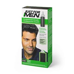 Just For Men Just For Men Tinte Colorante En Champu Para El Cabello Del Hombre. Negro
