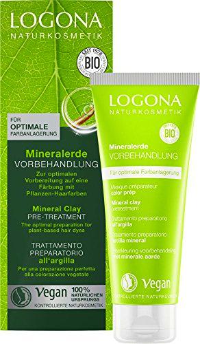LOGONA Naturkosmetik Mineralde pretratamiento para colorantes vegetales para el cabello