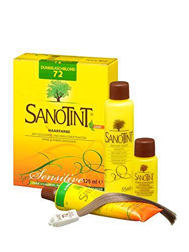 Sanotint Tinte para el cabello Sensitive Light Nº 72 rubio ceniza oscuro 125 ml