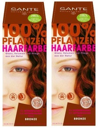 Sante - Tinte para el pelo vegetal, 2 unidades, 100 g
