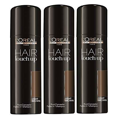 L'Oreal Hair Touch Up Light brown 75ml kit 3 pcs