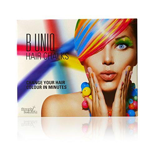 Tizas de colores para el pelo de B Uniq, ideal para Halloween