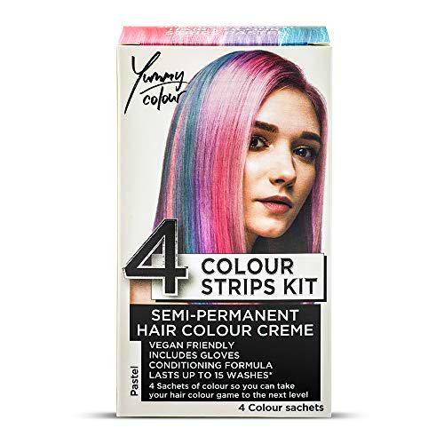 Stargazer Yummy Colour - Juego de tiras semipermanentes para teñir el cabello