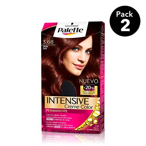 Palette Intense - Tono 3.68 Caoba - 2 uds - Coloración Permanente