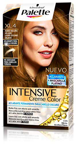 Palette Intense - Tono XL4 Rubio Oscuro Helado - Coloración Permanente
