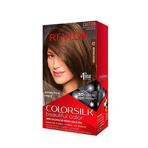 Revlon Colorsilk - Tinte, color 41-castaño medio, 200 gr