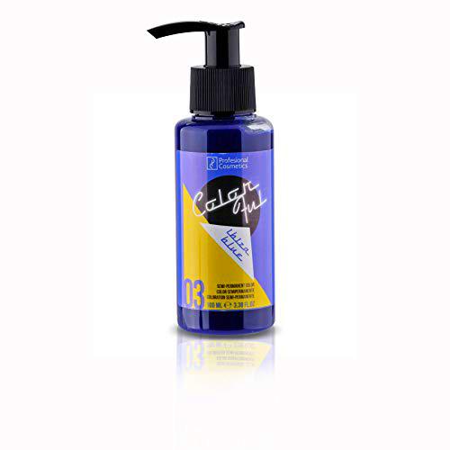 Profesional Cosmetics Colorful Ibiza blue. Máscara de tinte de pelo
