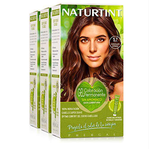 Naturtint Coloración. Tinte sin Amoniaco.100% Cobertura de Canas