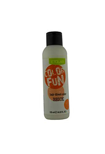 Etolab - Color de pelo semipermanente, ladrillo, 3x125 ml