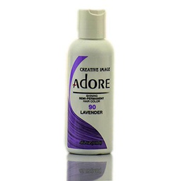 Adore Shining - Color de cabello semipermanente, 90 lavanda