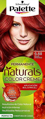 Schwarzkopf Palette Naturals Color Creme - Tono 6.88 cabello Rojo Intenso
