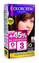 Colorcrem Color &amp; Brillo - Tinte Permanente Mujer - Tono 77 Marrón Glacé Claro