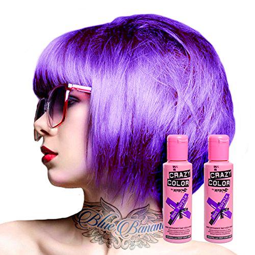 Tinte capilar semi-permanente de Crazy Color 100ml (Hot Purple