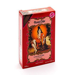 Henne Color Natural Henna Hair Colouring Dye Powder Chestnut Brown