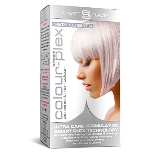 Smart Beauty Tinte de Pelo Permanente, Metálico Pastel Color con Nutritivo Nio-Active Plex Tratamiento Capilar, 150ML