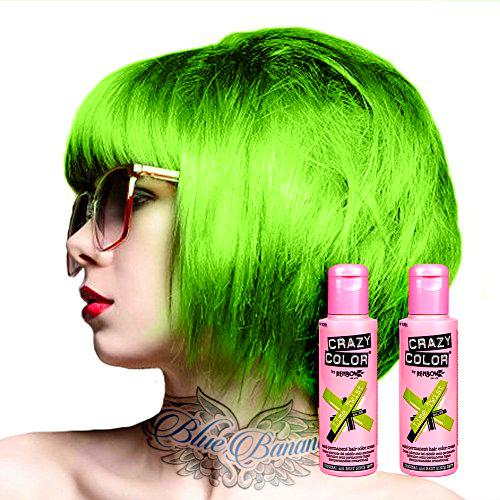 Tinte capilar semi-permanente de Crazy Color 100ml (Lime Twist