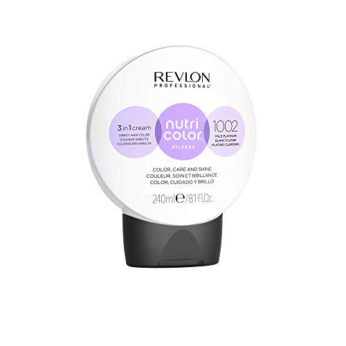 Revlon Professional Nutri Color Filters Tinte de Cabello 1002 Pale Platinum 240 ml