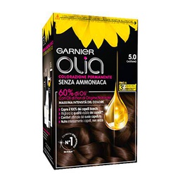 Coloración permanente y decoloración Garnier Olia 5.0 Castano