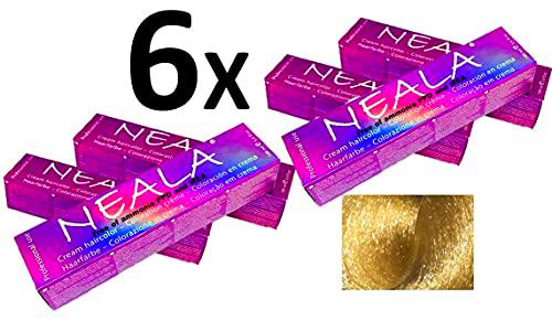 NEALA Pack 6 tinte permanente profesional para el cabello sin amoniaco y sin PPD