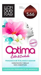 Llongueras Optima - Tinte, color 5.66-deep intense red (Rojo Oscuro Intenso) 200 g (959-52083)