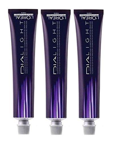 Loreal Dialight 9,3 - Pack de 3 unidades, color rubio muy claro dorado