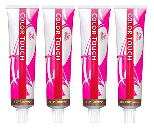 Wella Professionals Color Touch 3/0 - Tinte para cabello (4 unidades