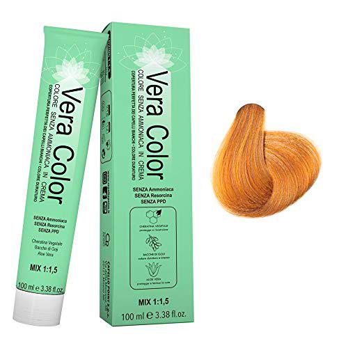 Vera Color - 9.3 Rubio Dorado Súper Claro - Tinte Profesional Permanente