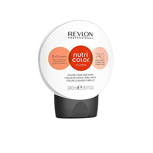 Revlon Professional Nutri Color Filters Tinte de Cabello 740 Light Copper 240 ml