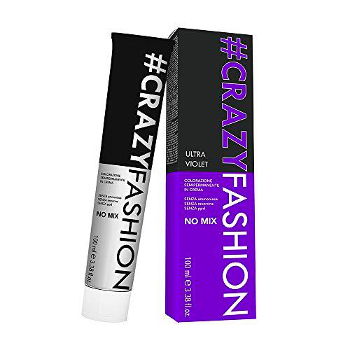 Crazy Fashion - Crema Colorante Semipermanente para el Cabello