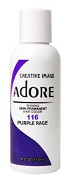 Adore Brillante Color de pelo semipermanente, 116 Purple Rage
