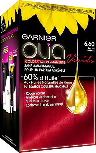Garnier Tinte permanente a base de aceite Olia, sin amoniaco