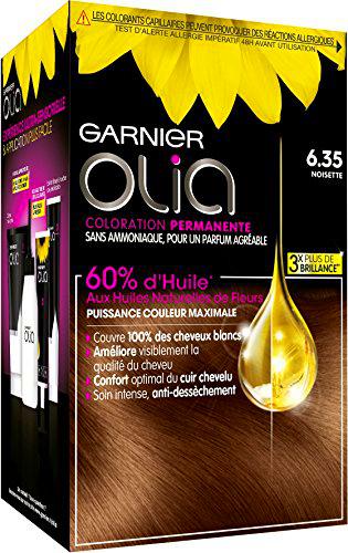 Garnier - Olia - Coloration Permanente à l’Huile Sans Ammoniaque Châtain