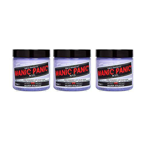Manic Panic - Silver Stiletto Classic Creme Vegan Cruelty Free Silver Semi Permanent Hair Dye