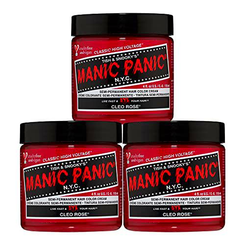 Manic Panic - Cleo Rose Classic Creme Vegan Cruelty Free Red Semi Permanent Hair Dye