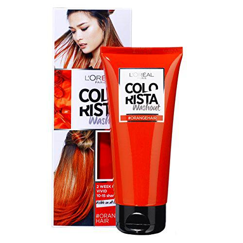 Coloración temporal de 2 semanas Colorista Washout para cabellos de color naranja