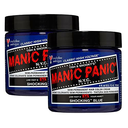 Manic Panic - Shocking Blue Classic Creme Vegan Cruelty Free Blue Semi Permanent Hair Dye