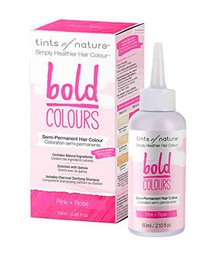 Tints of Nature Rosa intenso - Tinte semipermanente y natural de cabello, 1 paquete