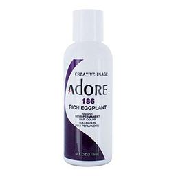 Adore Brillo semipermanente color de pelo, 186 berenjenas ricas
