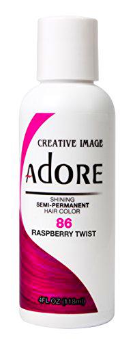 Adore Brillo semipermanente color de cabello, 86 frambuesa Twist