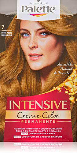 Palette Intense - Tono 7 Rubio Medio Toffee - Coloración Permanente