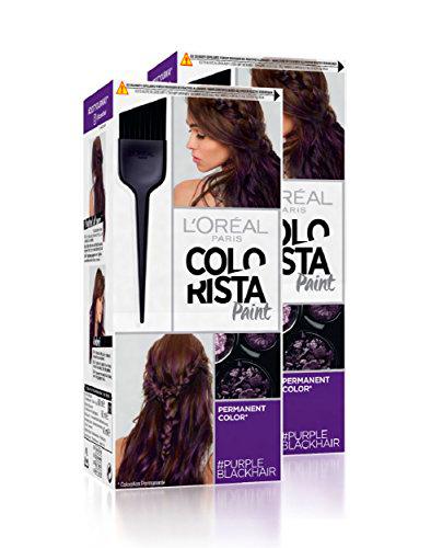L'Oréal Paris Colorista Paint - Coloración permanente negro-morado 3.16