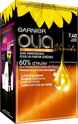 Garnier Coloration Permanente, Sans Ammoniaque, Aux Huiles Naturelles de Fleurs