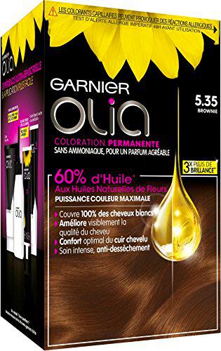 Coloración permanente Garnier-Olia a base de aceite