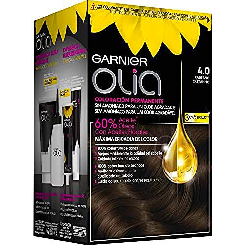 Garnier Olia coloración permanente sin amoniaco para un olor agradable con aceites florales de origen natural