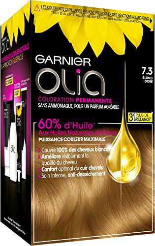Garnier - Olia - Coloración permanente al óleo sin amoniaco Rubio