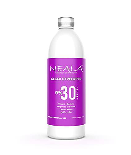 NEALA oxidante 30 vol 9% enriquecida y perfumada - Crema oxigenada para el desarrollo de tinte y decoloración para el cabello, 1 litro
