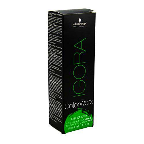 Schwarzkopf Igora ColorWorx Tinta, Tono Verde - 100 ml