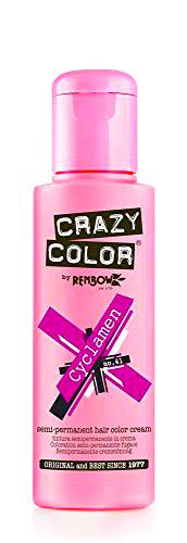 Crazy Color Cyclamen Nº 41 Crema Colorante del Cabello Semi-permanente